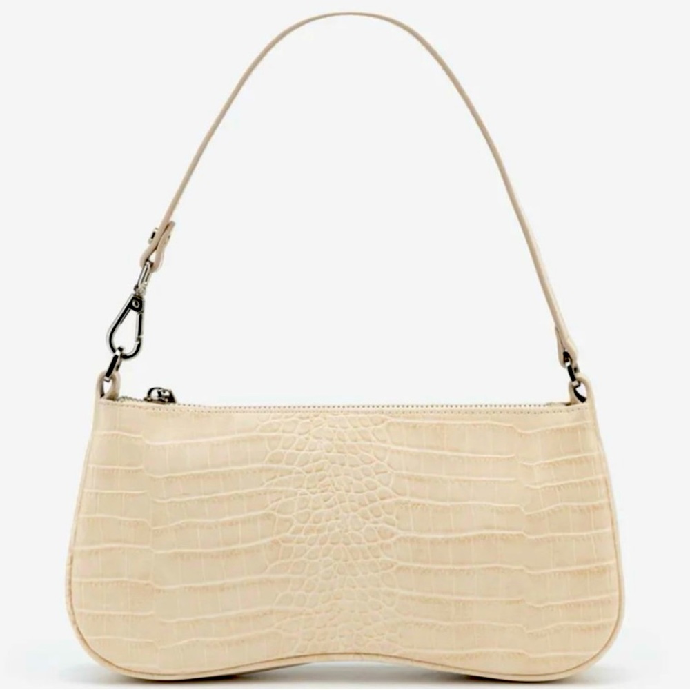 Women's JW PEl Eva Shoulder Handbag - Ivory Croc